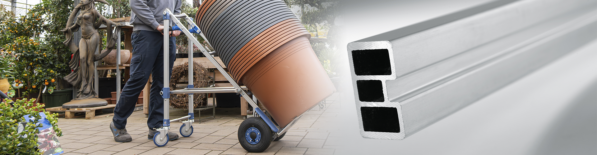 carrelli manuali bluecar nuova tecnica