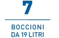7 boccioni acqua 19 litri